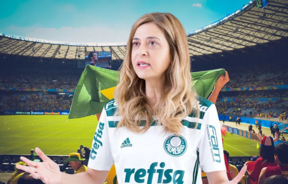 Leila Pereira, do Palmeiras, envia mensagem indireta ao Flamengo em coletiva de imprensa