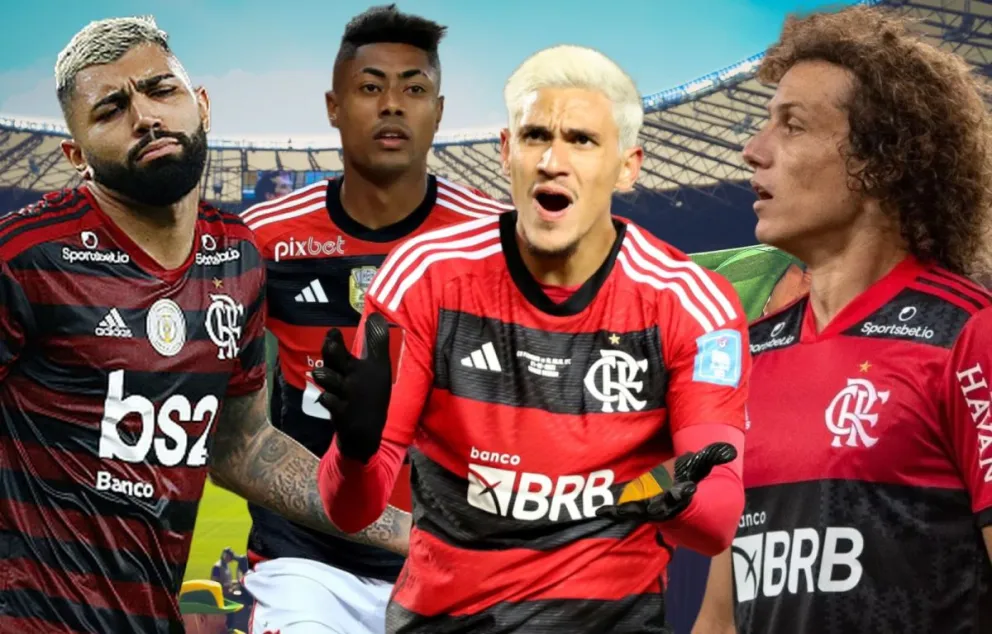 Salários dos astros do Flamengo: revelando o rendimento mensal dos jogadores do Mengão