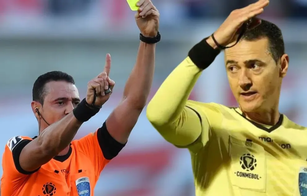 Não o levaram para a Copa do Mundo, ele é muito criticado, será o árbitro da final da Libertadores
