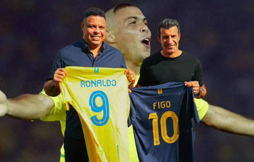 Ronaldo Fenômeno visita o Al-Nassr de Cristiano e o presente que lhe deram vai te surpreender