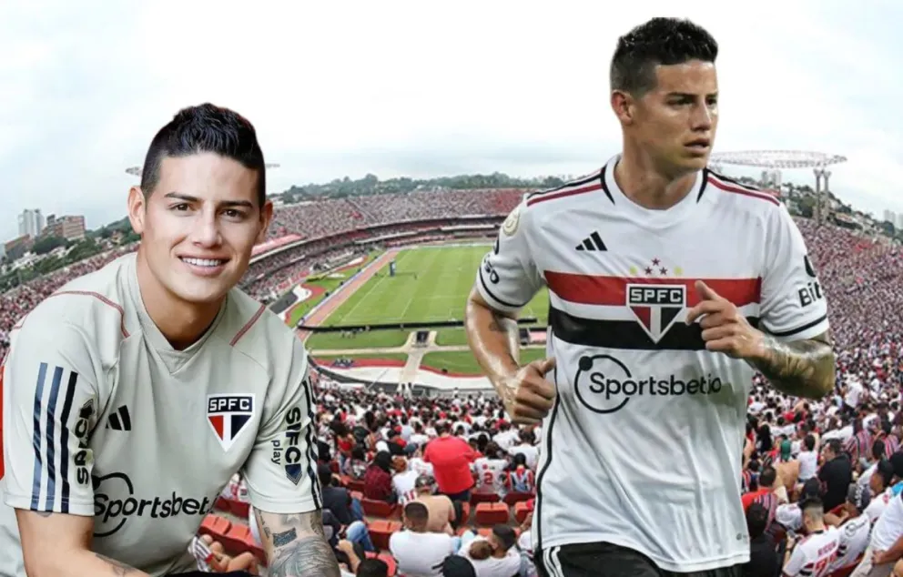 James Rodríguez no olho da tempestade no Brasil: São Paulo e um jogador a menos