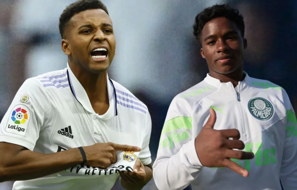 Atitude de Rodrygo quando Endrick chegou à seleção brasileira empolgou a torcida
