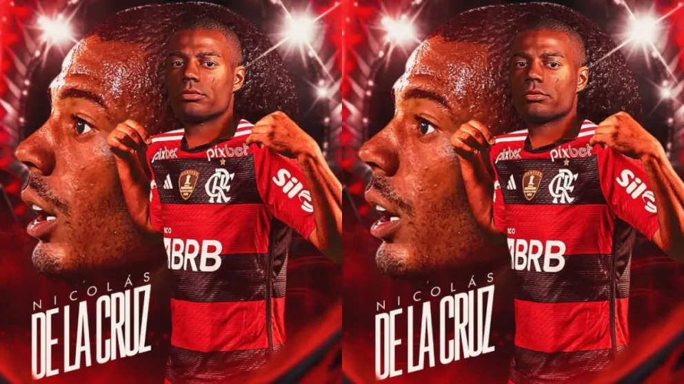 De la Cruz vem iniciando sua trajetória no Flamengo