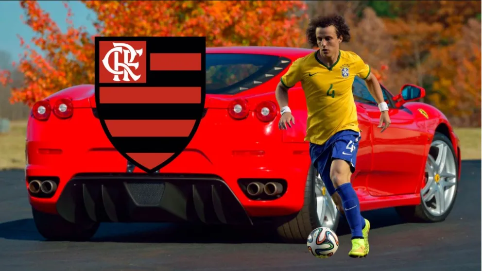 David Luiz tem carro de luxo no Flamengo